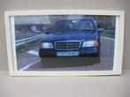 Posterfoto Mercedes Benz 180 bouwjaar 1990 met lijst ., Verzamelen, Ophalen of Verzenden, Zo goed als nieuw