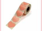 Sluitstickers hartjes neon per 5 stickers, Verzenden, Zo goed als nieuw, Meerdere stickers