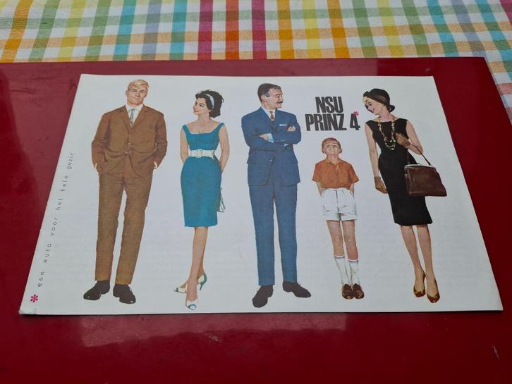 Nederlandse folder NSU Prinz 4 - auto voor hele gezin, Boeken, Auto's | Folders en Tijdschriften, Gelezen, Overige merken, Verzenden