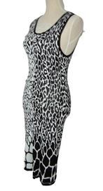 Airfield stretch jurkje, bodycon jurk, zwart/wit, Mt. 36 / S, Kleding | Dames, Jurken, Overige kleuren, Verzenden, Zo goed als nieuw