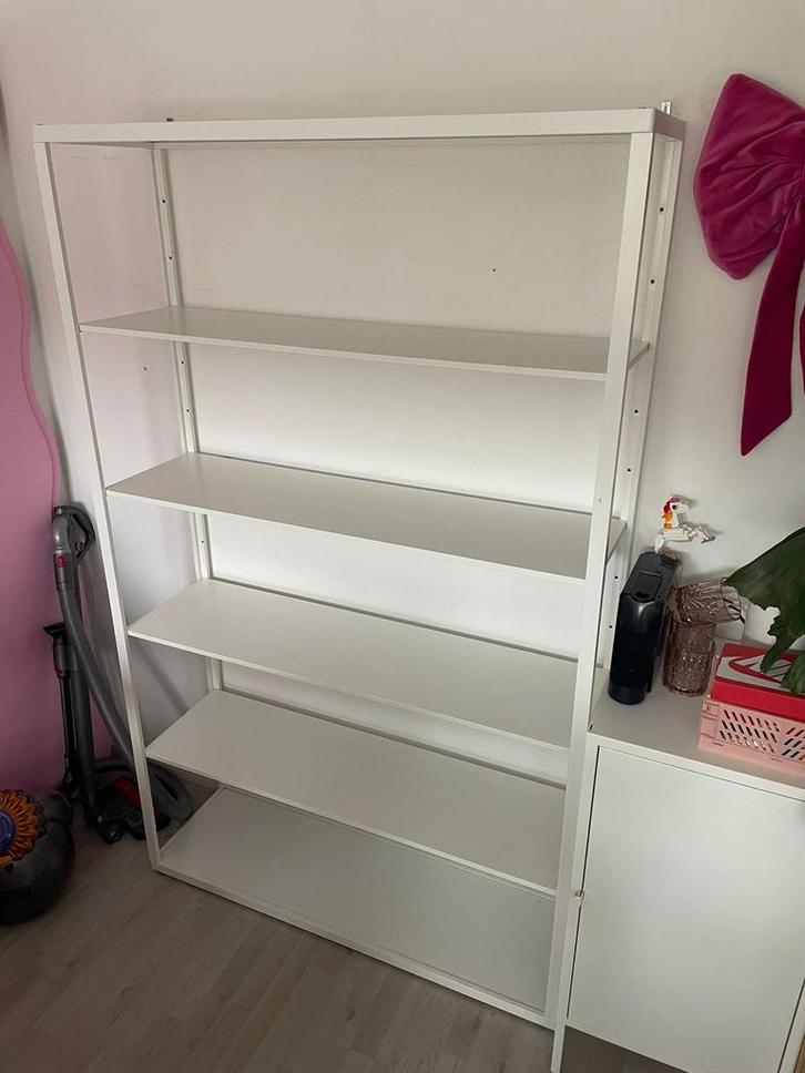 IKEA FJALKINGE Stellingkast (58x35x193), Huis en Inrichting, Kasten | Boekenkasten, Gebruikt, 50 tot 100 cm, 150 tot 200 cm, 25 tot 50 cm