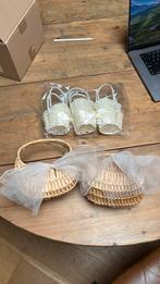 Mandjes voor bloemenmeisjes en/of decoratie, Ophalen of Verzenden, Zo goed als nieuw, Glas of Kopje