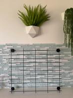 Zwart metalen wandrek voor foto’s en memo’s 55x65, Huis en Inrichting, Woonaccessoires | Memoborden, Ophalen of Verzenden, Zo goed als nieuw