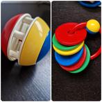 Retro baby speeltjes bijtring rammel rinkel bal bel speelgoe, Ophalen of Verzenden, Zo goed als nieuw, Overige typen