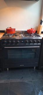SMEG oven en 6 pits gasstel, Ophalen, Gebruikt, 60 cm of meer, Gas