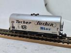 Minitrix Koelwagon Tucher Siechen Bier, Hobby en Vrije tijd, Ophalen of Verzenden, Gebruikt, Wagon, Trix