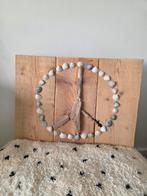 Wandbord steigerhout peace teken/hart, Ophalen, Nieuw
