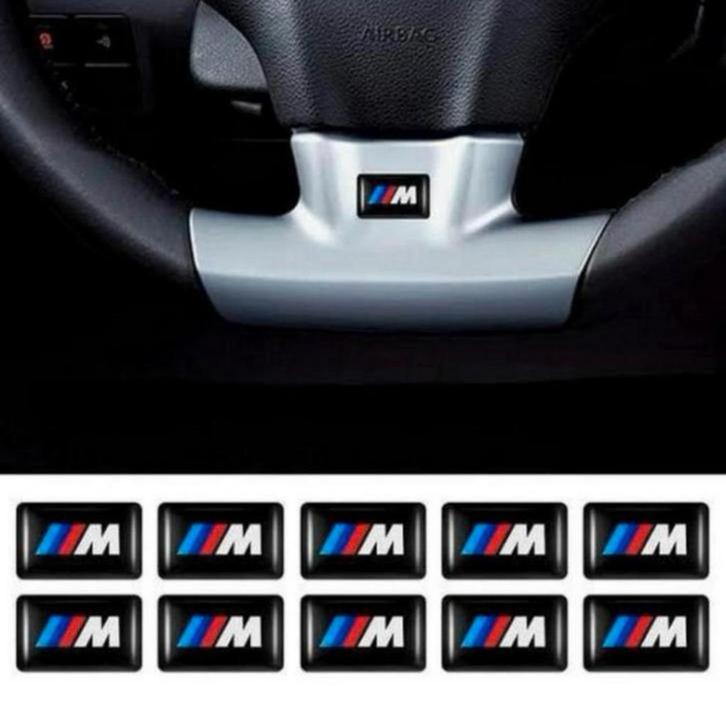 Bmw m logo sticker set van 24, Auto diversen, Autosport-onderdelen, Nieuw, Ophalen of Verzenden