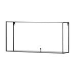 WOOOD wandplank zwart 35 x 70 x 20 cm, Huis en Inrichting, Woonaccessoires | Wandplanken en Boekenplanken, Ophalen, Zo goed als nieuw