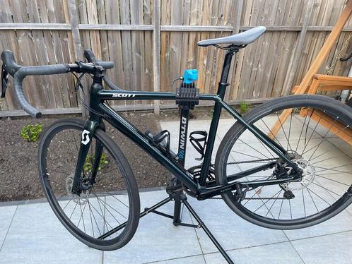 Gravelbike Scott Speedster Gravel 30, Elite Suito-T trainer, Fietsen en Brommers, Fietsen | Heren | Sportfietsen en Toerfietsen