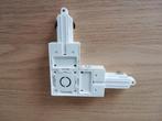 L-verbinder 2 voor 1-fase rail wit, opbouw voor plafond rail, Kunststof, Nieuw, Ophalen of Verzenden, Inbouw