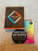 HTML & CSS + Grafisch onterwerpen boeken, Boeken, Gelezen, Niet van toepassing, Diverse auteurs, Ophalen of Verzenden