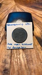Broodpenning 1861 - der Herv. Diakonie te Amsterdam, Ophalen of Verzenden, Overige materialen