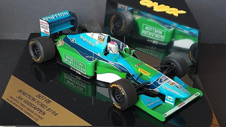 Benetton Ford B194 Jos Verstappen 1:24 Onyx F1 Pol, Hobby en Vrije tijd, Modelauto's | 1:24, Nieuw, Auto, Verzenden