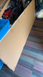 Schuifdeur beige en railsysteem ikea, 200 cm of meer, Nieuw, Overige houtsoorten, 50 tot 75 cm