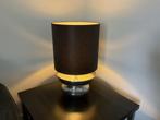 Tafellamp met zwarte stoffen kap, Ophalen, Zo goed als nieuw, 50 tot 75 cm