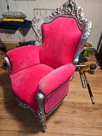 Barok Stoel met Roze Bekleding, Ophalen of Verzenden
