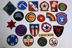 lot US army patch embleem amerika divisie command etc, Ophalen of Verzenden, Landmacht, Amerika, Embleem of Badge