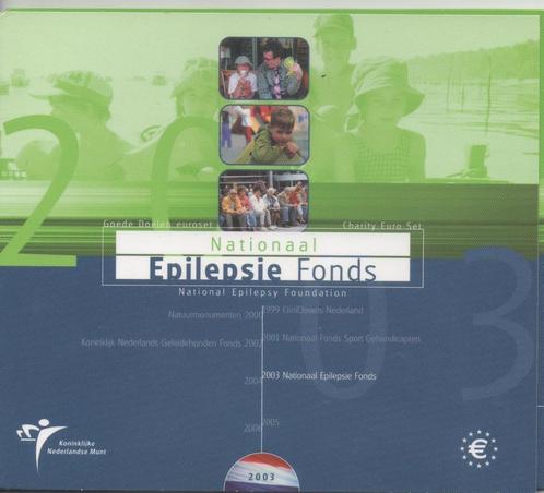 Goede doelen jaarset 2003 Nederland Epilepsifonds, Postzegels en Munten, Munten | Europa | Euromunten, Setje, Overige waardes
