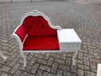 Brocante telefoon bankje in een zeer goede staat, Antiek en Kunst, Antiek | Meubels | Stoelen en Banken, Ophalen