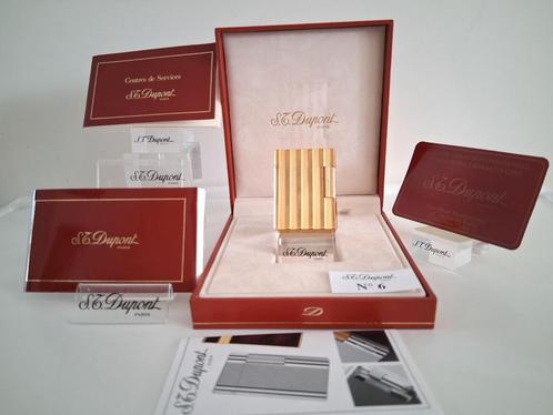 Dupont Aansteker L1 18K Verguld Goud Kleur Full Set ZGAN., Verzamelen, Rookartikelen, Aanstekers en Luciferdoosjes, Zo goed als nieuw