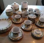 Aap noot mies servies 22-delig, Huis en Inrichting, Keuken | Servies, Overige materialen, Ophalen of Verzenden, Zo goed als nieuw
