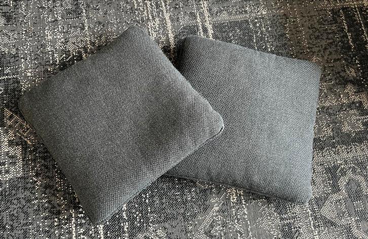 Antracietkleurige hoekbank, Huis en Inrichting, Banken | Bankstellen, Gebruikt, Hoekbank, Vierpersoons of meer, Stof, Ophalen