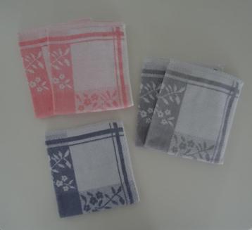 5 mooie vintage DDDDD keukenhanddoeken, ongebruikt beschikbaar voor biedingen