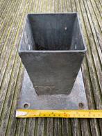 Paalhouder met plaat, Doe-het-zelf en Verbouw, Ophalen of Verzenden, Zo goed als nieuw