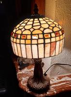 Tiffany antieke tafellamp 38 cm hoog, Huis en Inrichting, Gebruikt, Glas, Minder dan 50 cm, Antiek