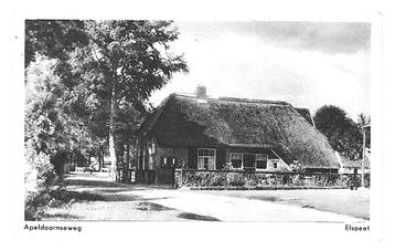 991151 Elspeet 1956 Gld Apeldoornseweg Gelopen met postzegel beschikbaar voor biedingen