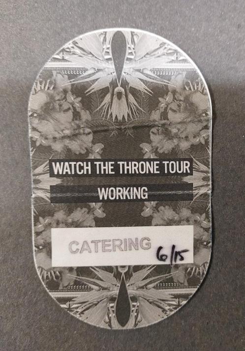 Jay Z Kanye West BACKSTAGE PASS Arnhem 2012 Origineel !, Verzamelen, Muziek, Artiesten en Beroemdheden, Gebruikt, Foto of Kaart