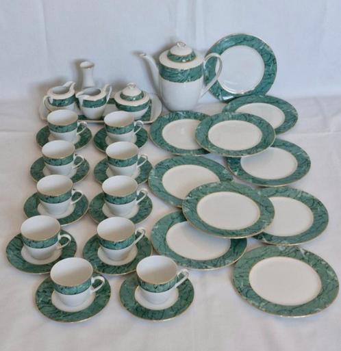 Koffieservice voor 10 personen, Antiek en Kunst, Antiek | Servies compleet, Ophalen of Verzenden