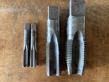 BSP Schroefdraadtappers HSS 1/8 + 1/2 + 3/4 beschikbaar voor biedingen