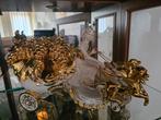 Capodimonte bladgoud met swarovski, Antiek en Kunst, Antiek | Porselein, Ophalen of Verzenden