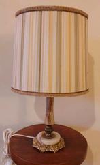 Vintage Tafellamp Jaren 50 Marmer/Messing, Huis en Inrichting, Lampen | Tafellampen, Metaal, Gebruikt, Vintage, Ophalen of Verzenden