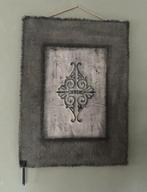 Landelijk kalkdoek met ornament in mooie sobere (grijs)tint., Ophalen, Nieuw