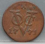 1/2 Duit 1771 Zeeland VOC - zeldzaam (R) en netjes!, Verzenden, Vóór koninkrijk, Overige waardes, Losse munt