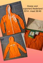 Oranje supporters jasje 2014 katoen +rits & capuchon 38/40!, Verzamelen, Ophalen of Verzenden, Zo goed als nieuw, Overige binnenlandse clubs