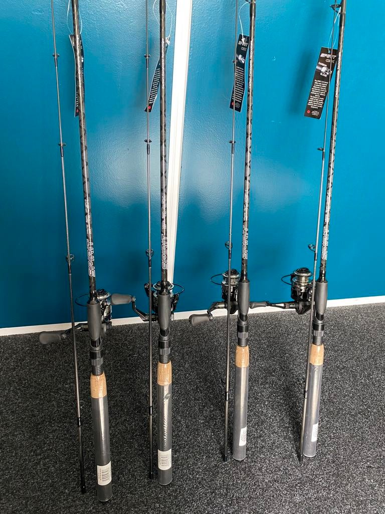 Saenger micro spin 2,10m 0-12gr Combo’s (op=op), Watersport en Boten, Hengelsport | Roofvissen, Nieuw, S, H, Complete set