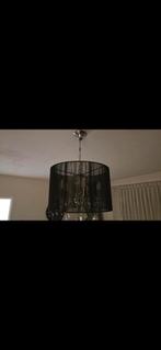 Kroonluchter met 5 lampen in zwart kleur, Huis en Inrichting, Lampen | Kroonluchters, Ophalen of Verzenden