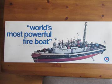 World's most powerful fire boat (Entex 1/82) beschikbaar voor biedingen