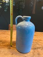 Blauw Kruik/Vaas met Handvat, Huis en Inrichting, Ophalen, Blauw, Aardewerk of Porselein, Zo goed als nieuw