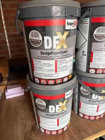 SOPRO DFX Design Fugen Epoxy voegsel 2 compenenten antraciet beschikbaar voor biedingen