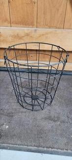Ijzeren stalen mand decoratie, Ophalen, Overige materialen, Gebruikt, Mand