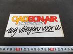 sticker OAD BONAIR Vliegreizen Wij vliegen voor U, Ophalen, Zo goed als nieuw
