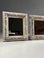 Set van drie Franse spiegels wit, Ophalen, Rechthoekig, Minder dan 50 cm