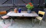 brocante boeren tuintafel, Ophalen, Gebruikt, ?, Rechthoekig