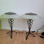 2 tafellampen, dressoirlampen zgan, Ophalen, Zo goed als nieuw, Metaal, Minder dan 50 cm