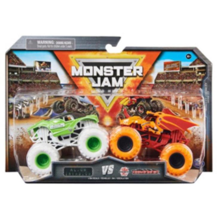 Monster Jam: 2-Pack: Alien Invasion VS Bakugan Dragonoid, Kinderen en Baby's, Speelgoed | Speelgoedvoertuigen, Nieuw, Ophalen of Verzenden